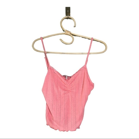 IZZY POINTELLE TANK TOP in Pink by BCBGeneration NEW Size M NEW - Picture 5 of 14